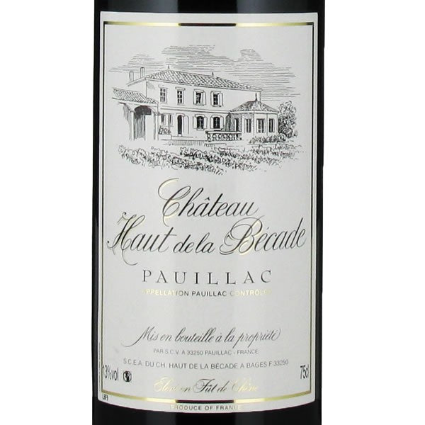 Chateau Haut de la Becade 2020 Pauillac