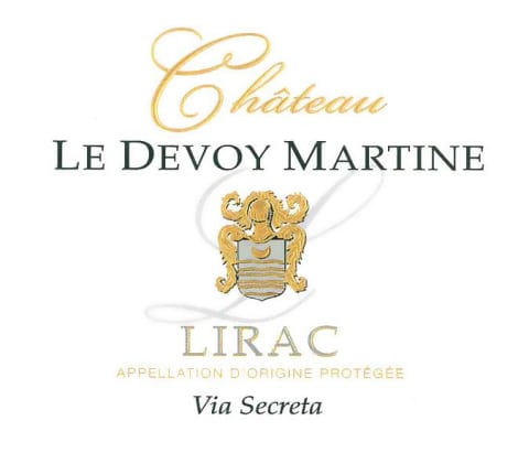 Ch le Devoy Martine 2021 Lirac Rouge Via Secreta