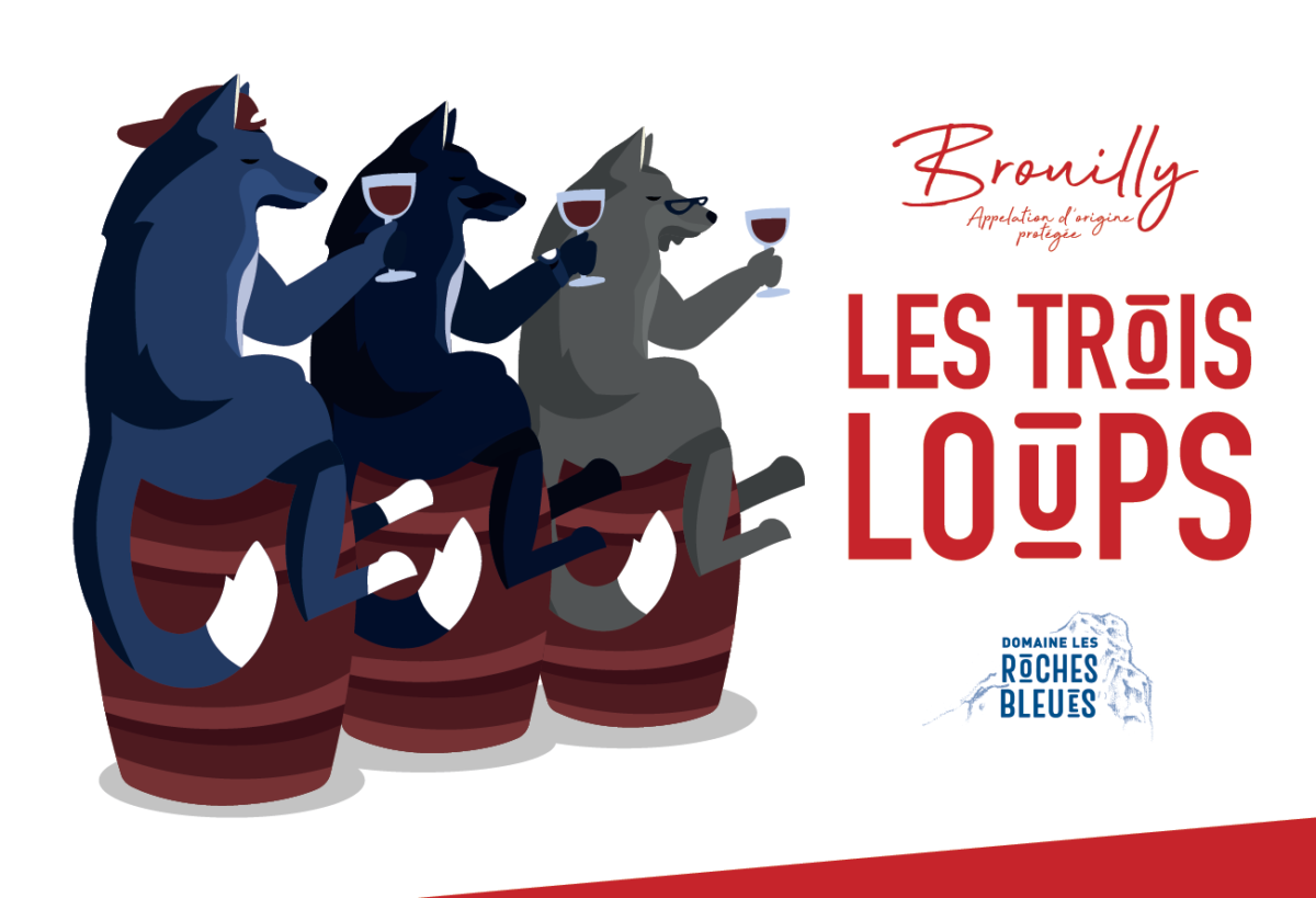 Roches Bleues 2020 Brouilly Les Trois Loups Gamay