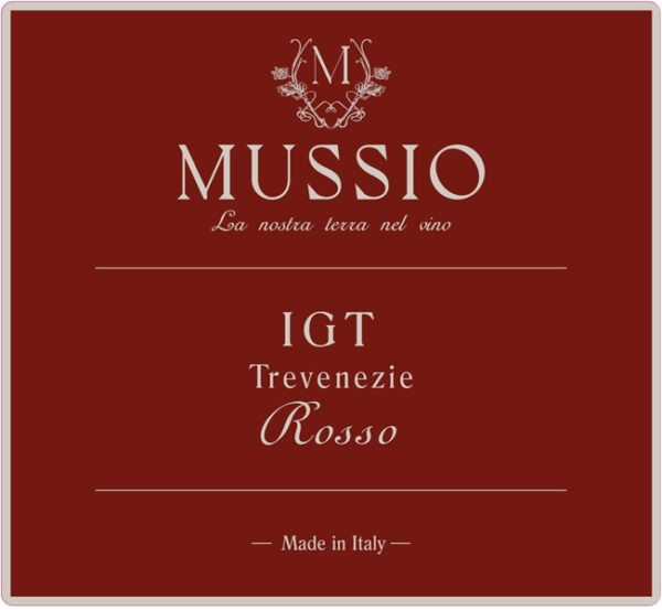 Mussio 2022 Rosso, Trevenezie IGT, Italian Red Wine