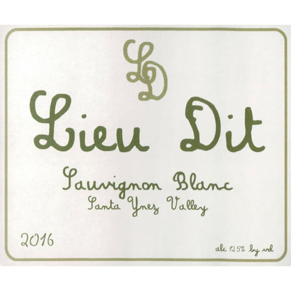 Lieu Dit 2022 Sauvignon Blanc, Santa Ynez Valley